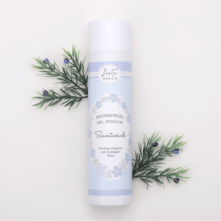 Gel douche 250ml BASICS, senteur Agrumes/Jasmin/Bois de santal/Ambre