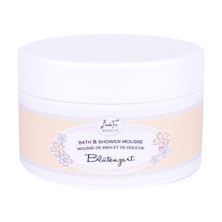 Mousse de douche & bain 200ml BASICS, senteur Thé vert/Fleurs des prés d'été/Pomme