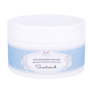 Mousse de douche & bain 200ml BASICS, senteur Agrumes/Jasmin/Bois de santal/Ambre