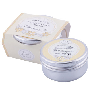 Déodorant crème 50ml BASICS, senteur Thé vert/Fleurs des prés d'été/Pomme