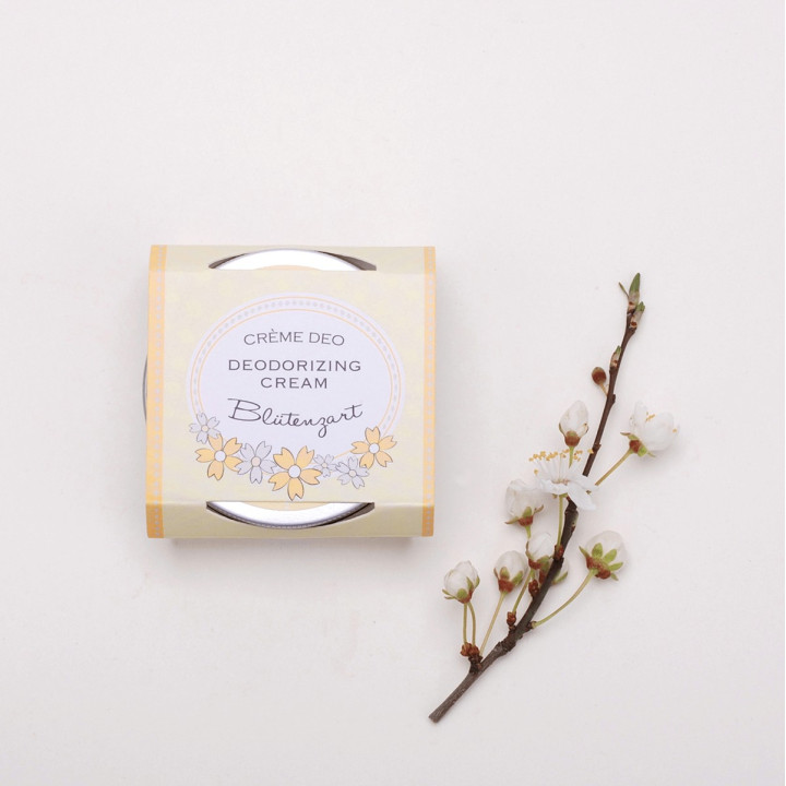 Déodorant crème 50ml BASICS, senteur Thé vert/Fleurs des prés d'été/Pomme