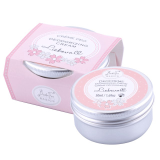Déodorant crème 50ml BASICS, senteur Fraise/Rhubarbe