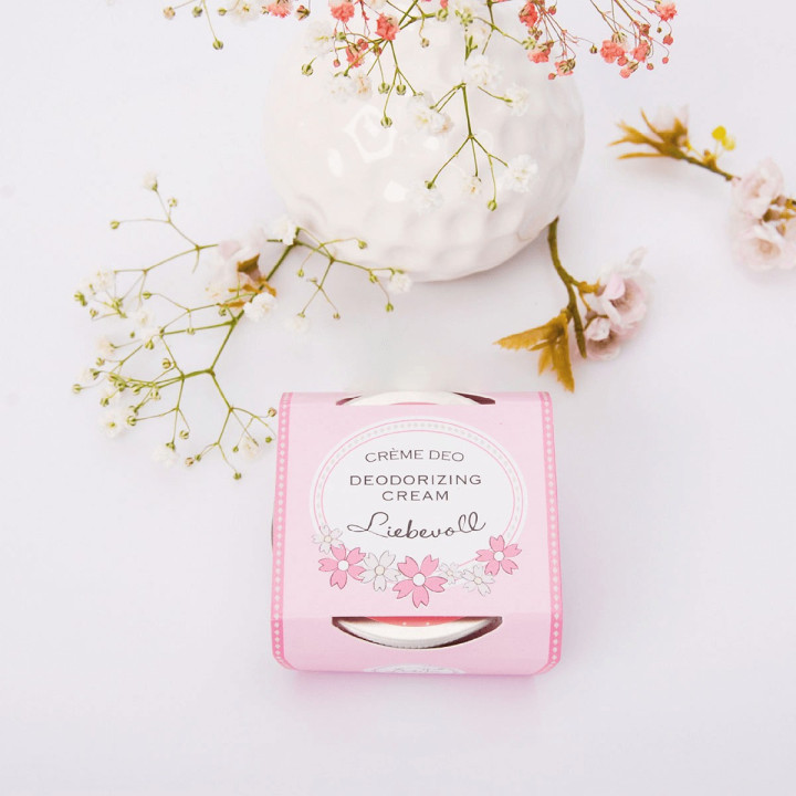 Déodorant crème 50ml BASICS, senteur Fraise/Rhubarbe
