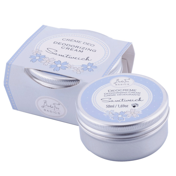 Déodorant crème 50ml BASICS, senteur Agrumes/Jasmin/Bois de santal/Ambre