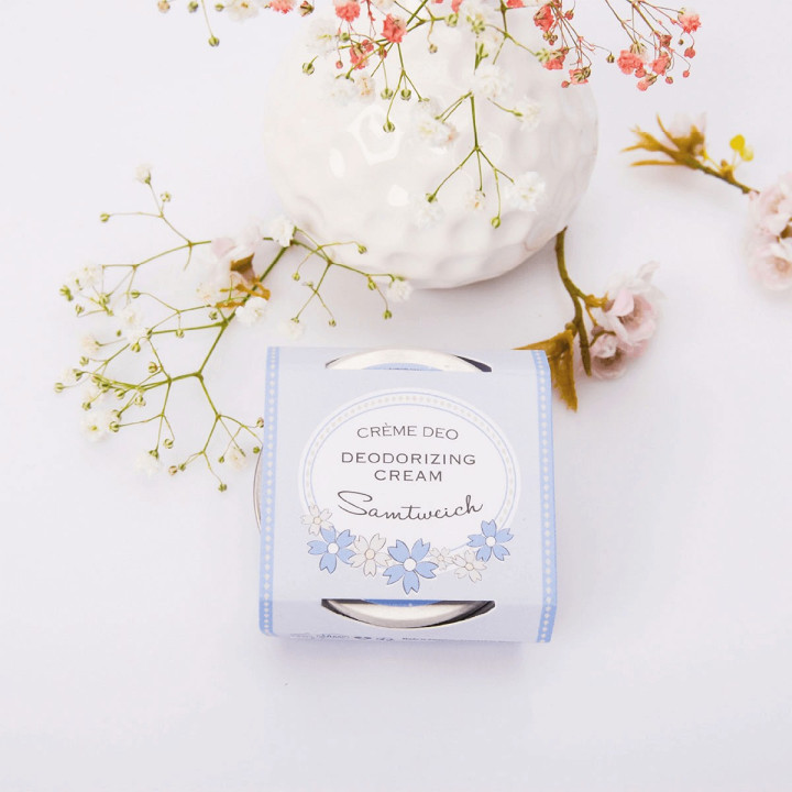 Déodorant crème 50ml BASICS, senteur Agrumes/Jasmin/Bois de santal/Ambre