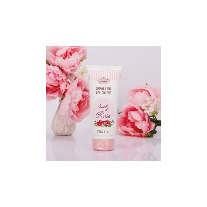 Gel douche 200ml YOGHURT LINE, senteur Rose