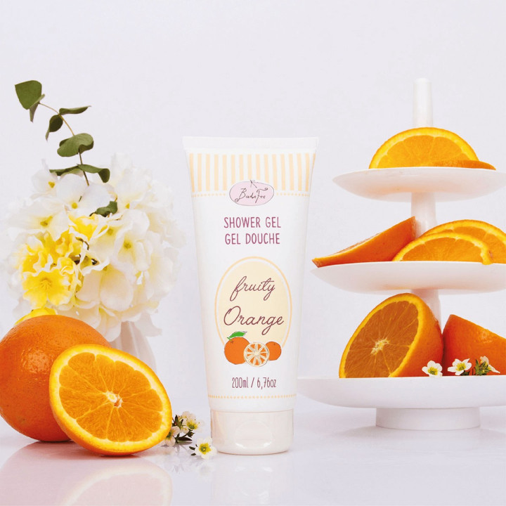Gel douche 200ml YOGHURT LINE, senteur Orange