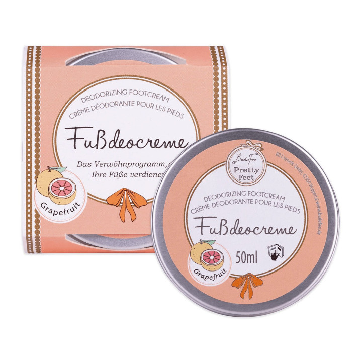 Déodorant pour les pieds 50ml PRETTY FEET, senteur Pamplemousse