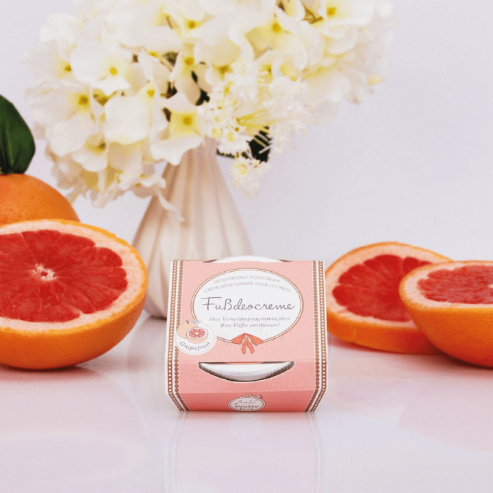 Déodorant pour les pieds 50ml PRETTY FEET, senteur Pamplemousse