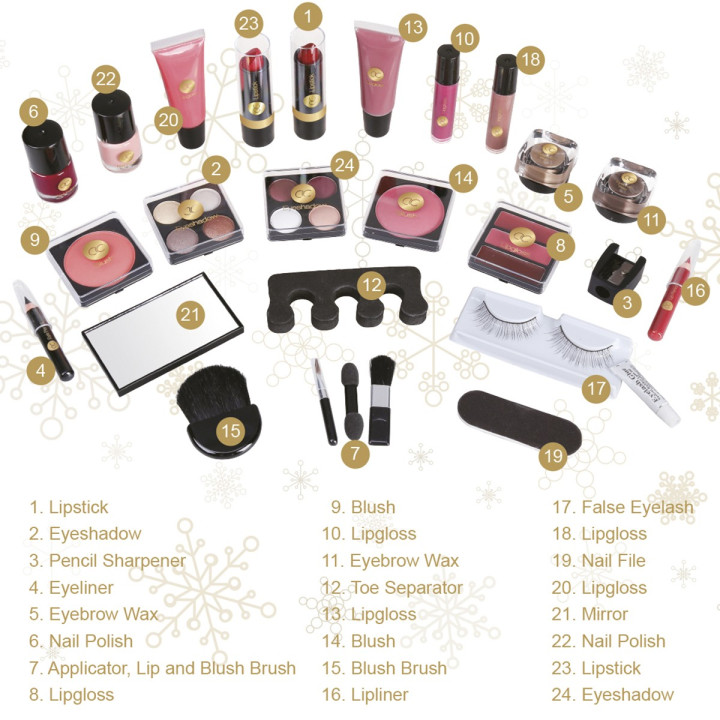 Calendrier de l'Avent Maquillages WINTER MAGIC