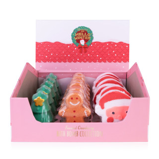 Galets effervescents HELLO WINTER, 3 modèles assortis
