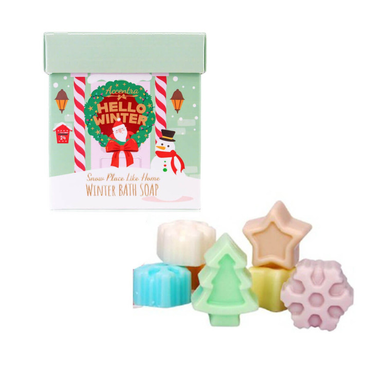 Coffret de 8 savons HELLO WINTER, 8 senteurs