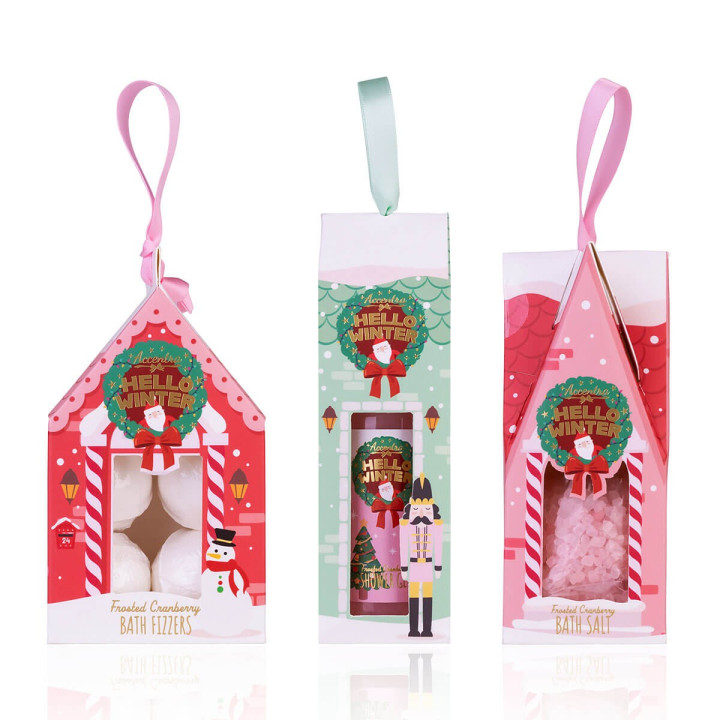 Coffret pour le corps  HELLO WINTER,3 modèles assortis