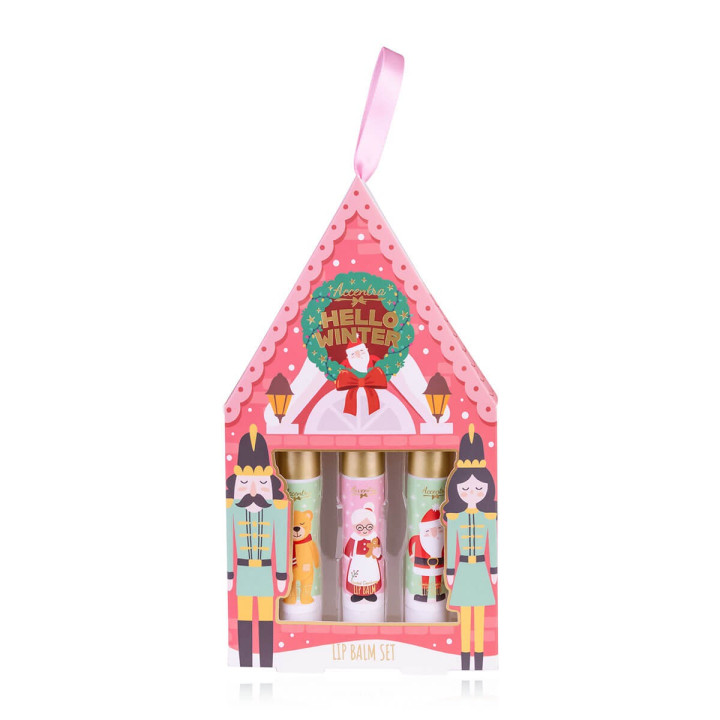 Coffret 3 baumes lèvres HELLO WINTER