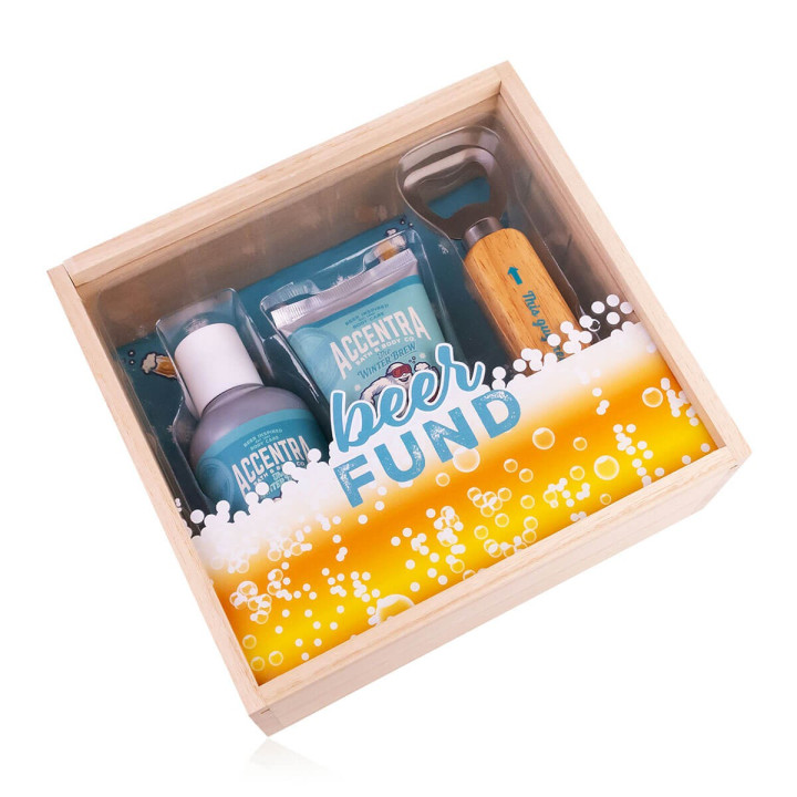 Coffret pour le corps +tirelire MEN'S COLLECTION WE