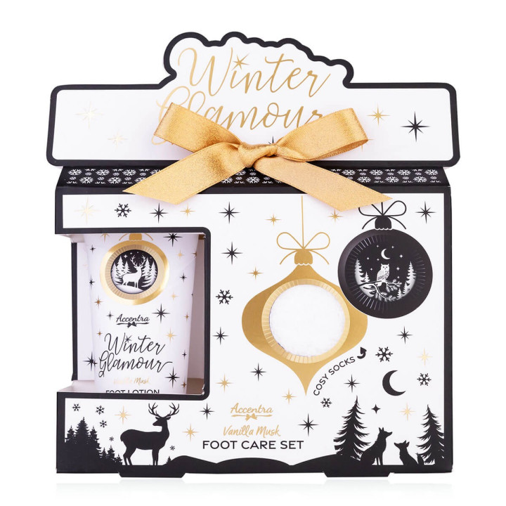 Coffret pour les pieds + chaussettes WINTER GLAMOUR