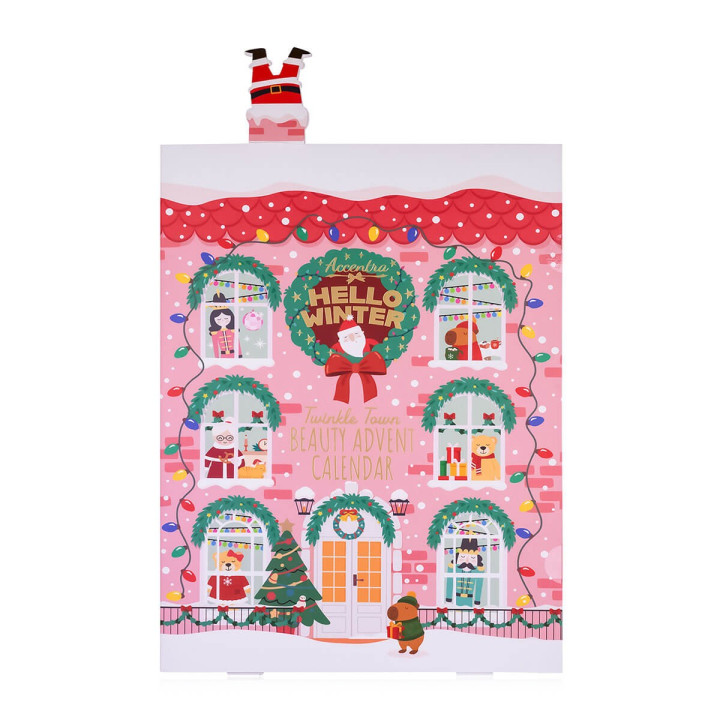 Calendrier de l'avent cosmétiques éclairé par Led HELLO WINTER