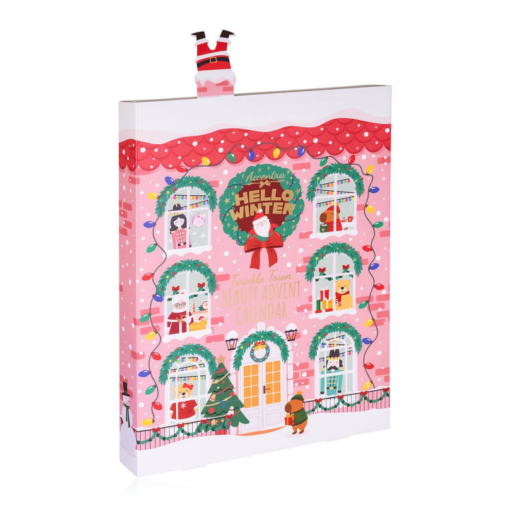 Calendrier de l'avent cosmétiques éclairé par Led HELLO WINTER