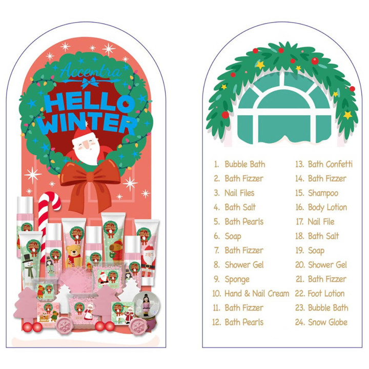 Calendrier de l'avent cosmétiques HELLO WINTER