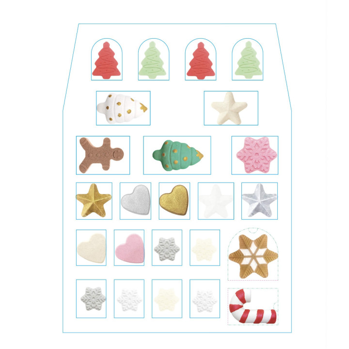 Calendrier de l'avent cosmétiques BATH BOMB