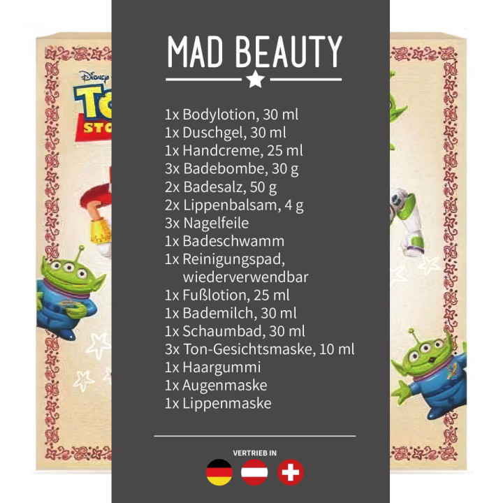 Calendrier de l'avent cosmétiques TOY STORY