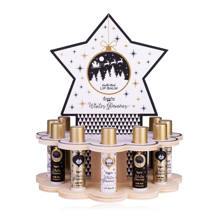Baume lèvres WINTER GLAMOUR, 3 modèles assortis