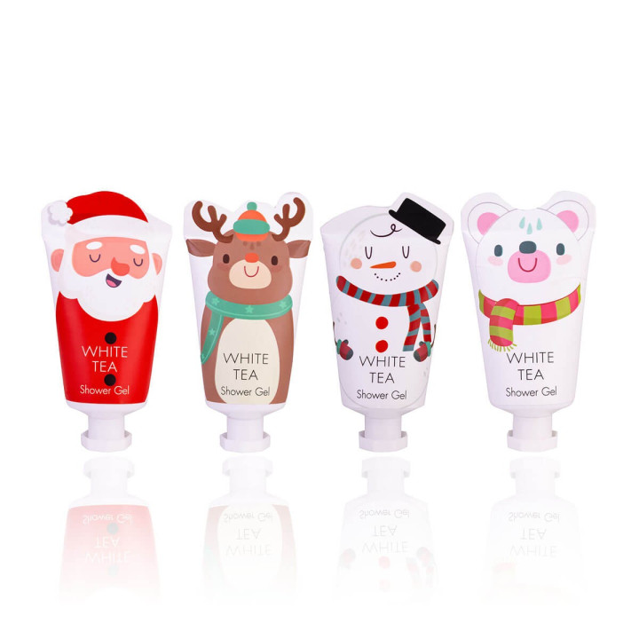 Gel douche 30mlHAPPY HOLIDAYS, 4 modèles assortis