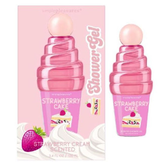 Gel douche 100ml BREAKFAST CLUB, senteur Cake à la fraise