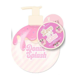 Distributeur de savon liquide 500ml BREAKFAST CLUB,  senteur Donuts à la fraise