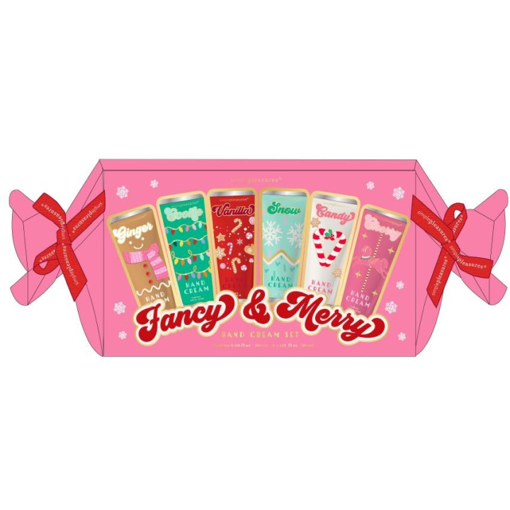 Coffret 6 crèmes mains FANCY & MERRY