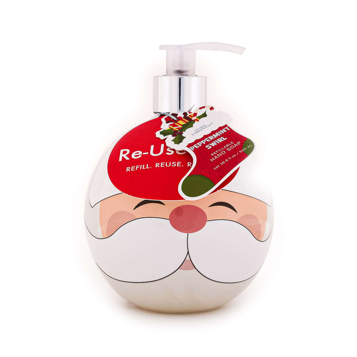 Distributeur de savon liquide 500ml BOULE, 3 modèles assortis