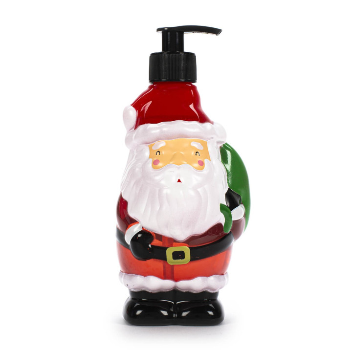 Distributeur de savon liquide 400ml à 500ml HAPPY CHRISTMAS, 3 modèles assortis