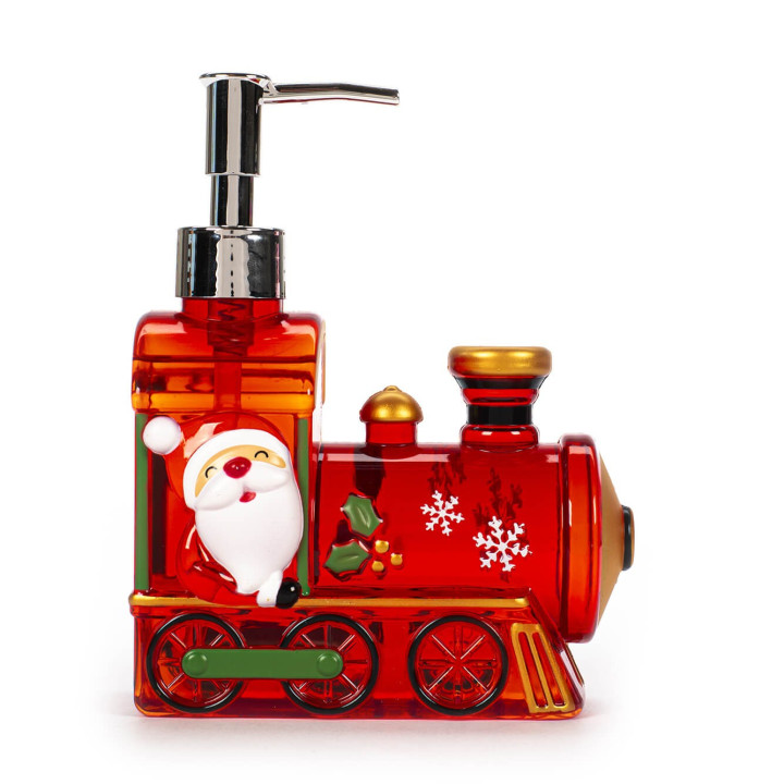 Distributeur de savon liquide 500ml HAPPY CHRISTMAS, 3 modèles assortis
