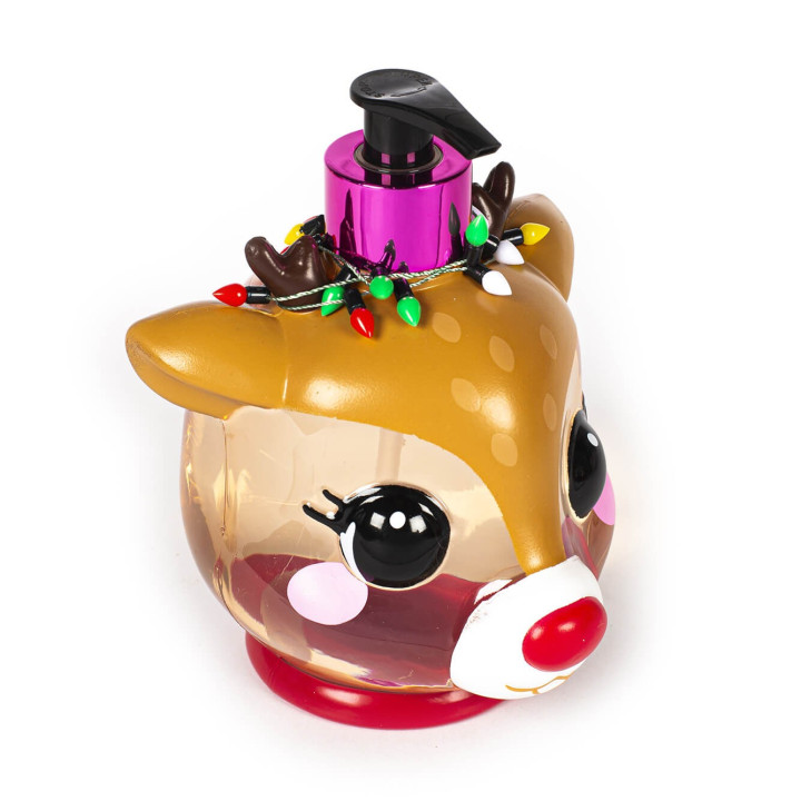 Distributeur de savon liquide 500ml HAPPY CHRISTMAS, 3 modèles assortis