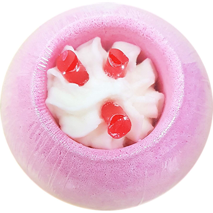 Boule effervescente pour le bain "FRAISY DREAMS "190g, senteur fraise