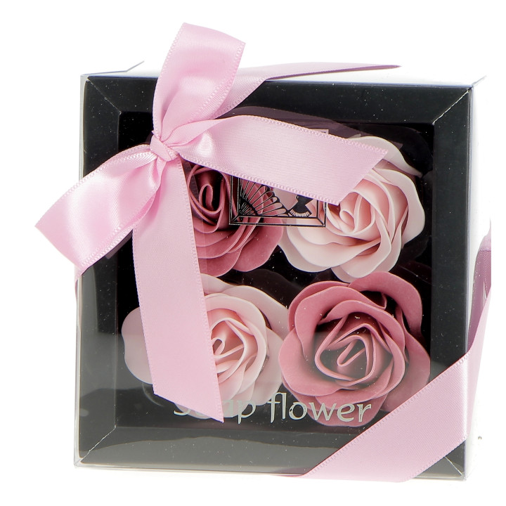 Grossiste Coffret Roses en papier de savon - Tentation Cosmetic