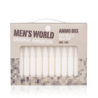 PROMO Savon en forme de munition MEN'S WORLD