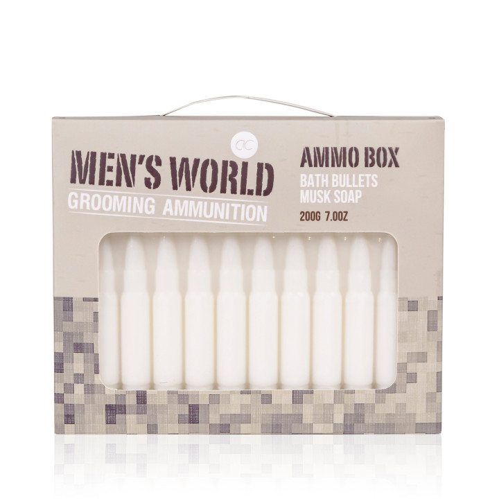 PROMO Savon en forme de munition MEN'S WORLD
