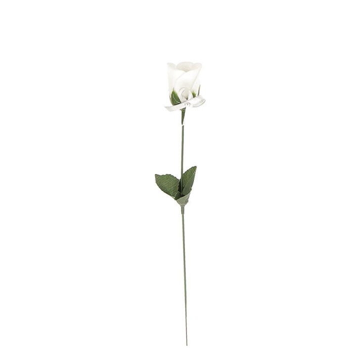 Rose de savon Blanche