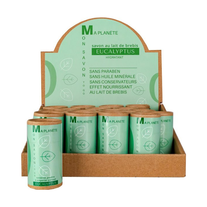 Savon en poudre 100% Naturel à l'eucalyptus  - Tentation Cosmetic