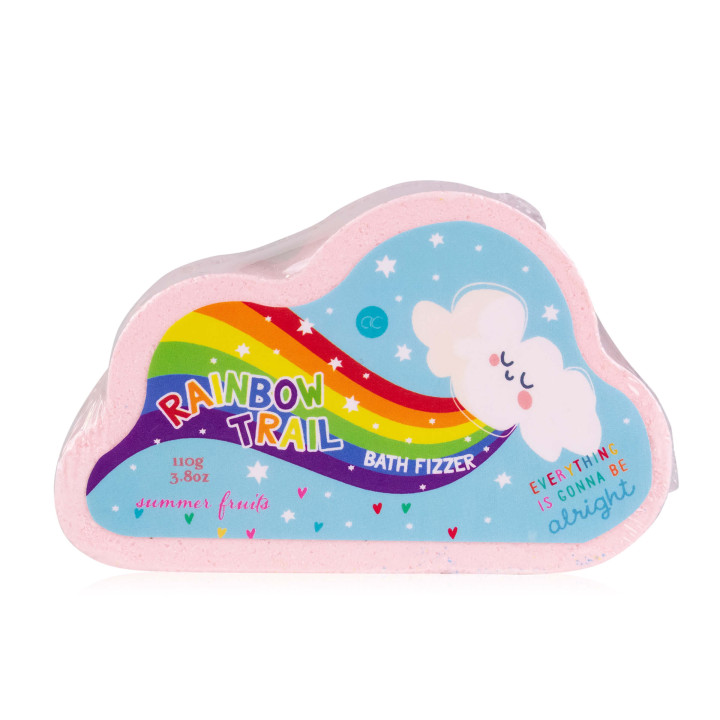 Galet effervescent effet arc en ciel dans le bain OVER THE RAINBOW