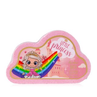 Galet effervescent effet arc en ciel dans le bain LITTLE PRINCESS
