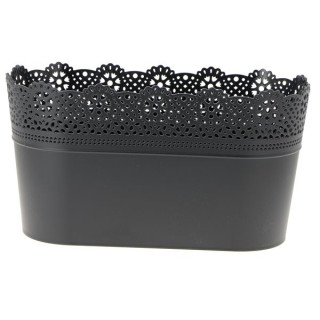 Coupe PVC Noire (28.5x15.5x13.5 cm)