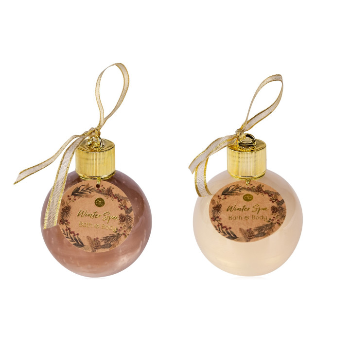 Gel douche & Bain moussant BOULE 240ml ,Senteur : Vanille Orientale/Miel