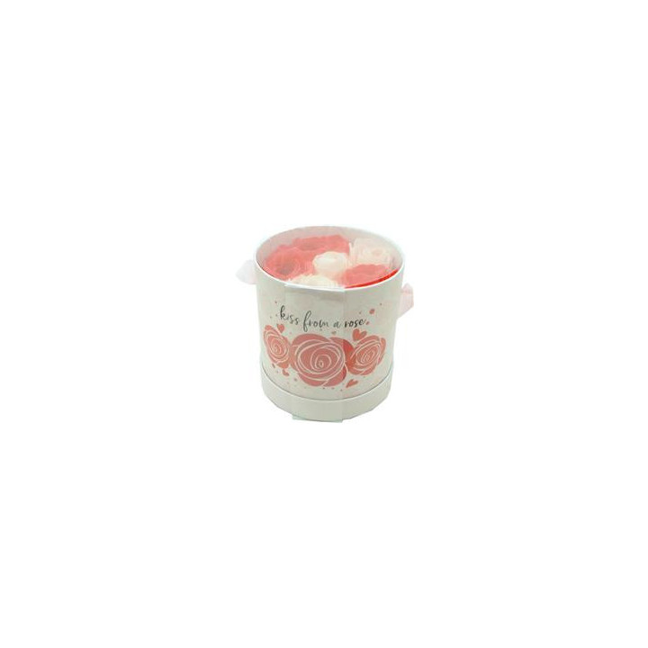 PROMO Coffret roses en papier de savon