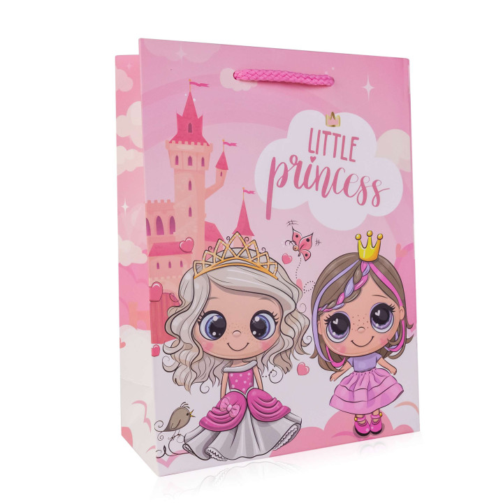 PROMO Sac en papier LITTLE PRINCESS (24x18x10 cm)