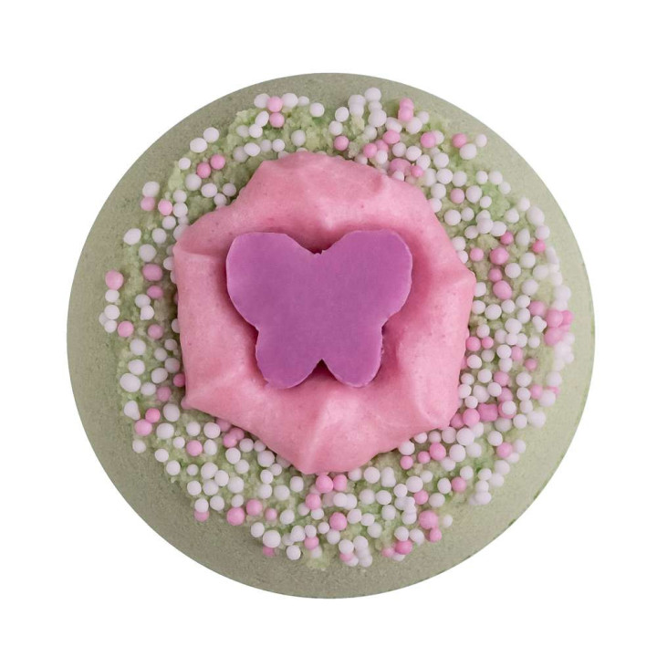 Boule effervescente pour le bain "BUTTERFLY" 190g, senteur Passion