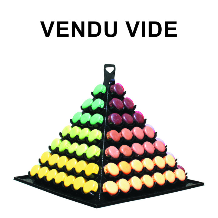 Présentoir 112 Savons Macarons (43x43x43) VENDU VIDE