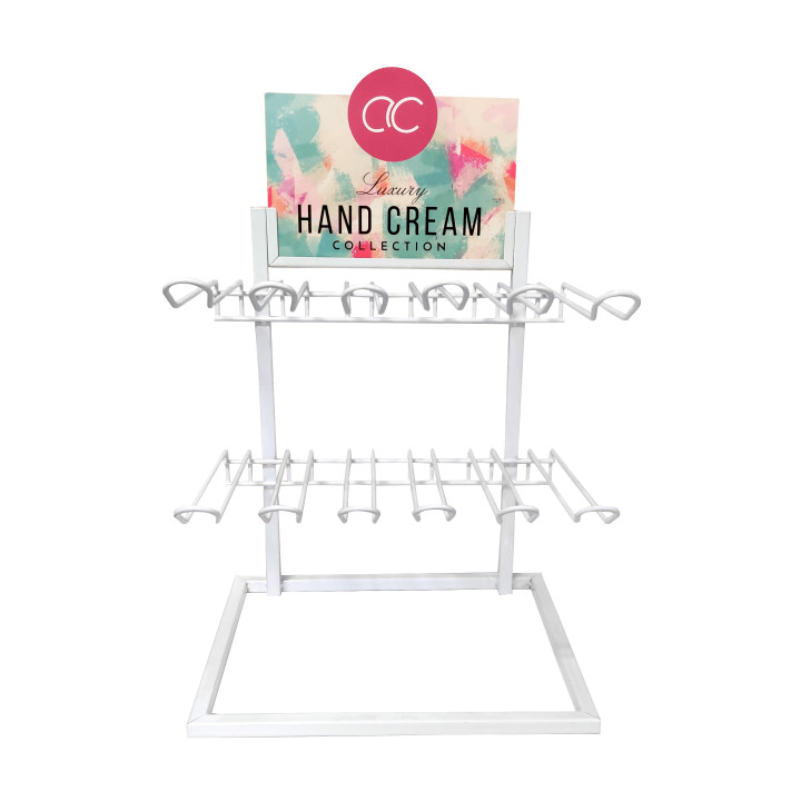 Présentoir Métal pour Crèmes mains (33x26x39.5) VENDU VIDE