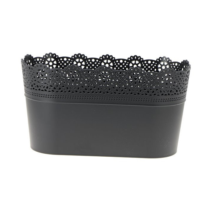 Coupe PVC Noire (28.5x15.5x13.5 cm)